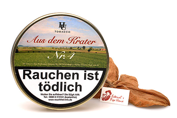 HU-tobacco Kratermischung No. 4 Pipe tobacco 50g Tin